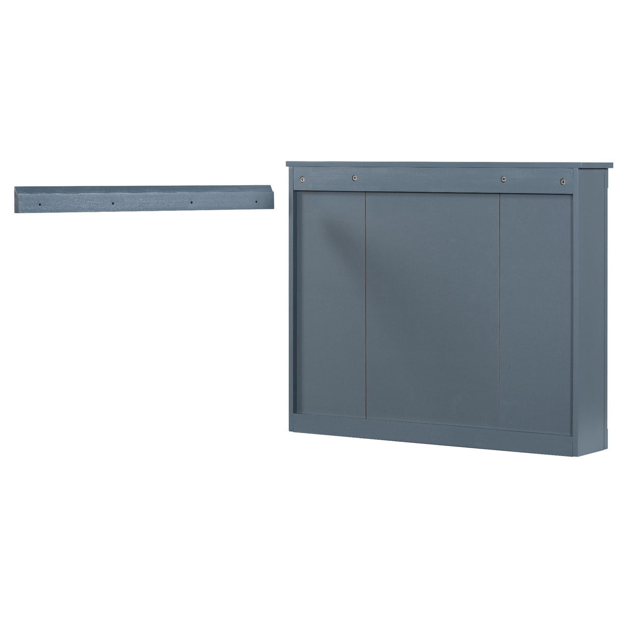Bathroom Vanity With Top Sink, Mirror Cabinet, 2 Soft Closing Doors & 2 Drawers