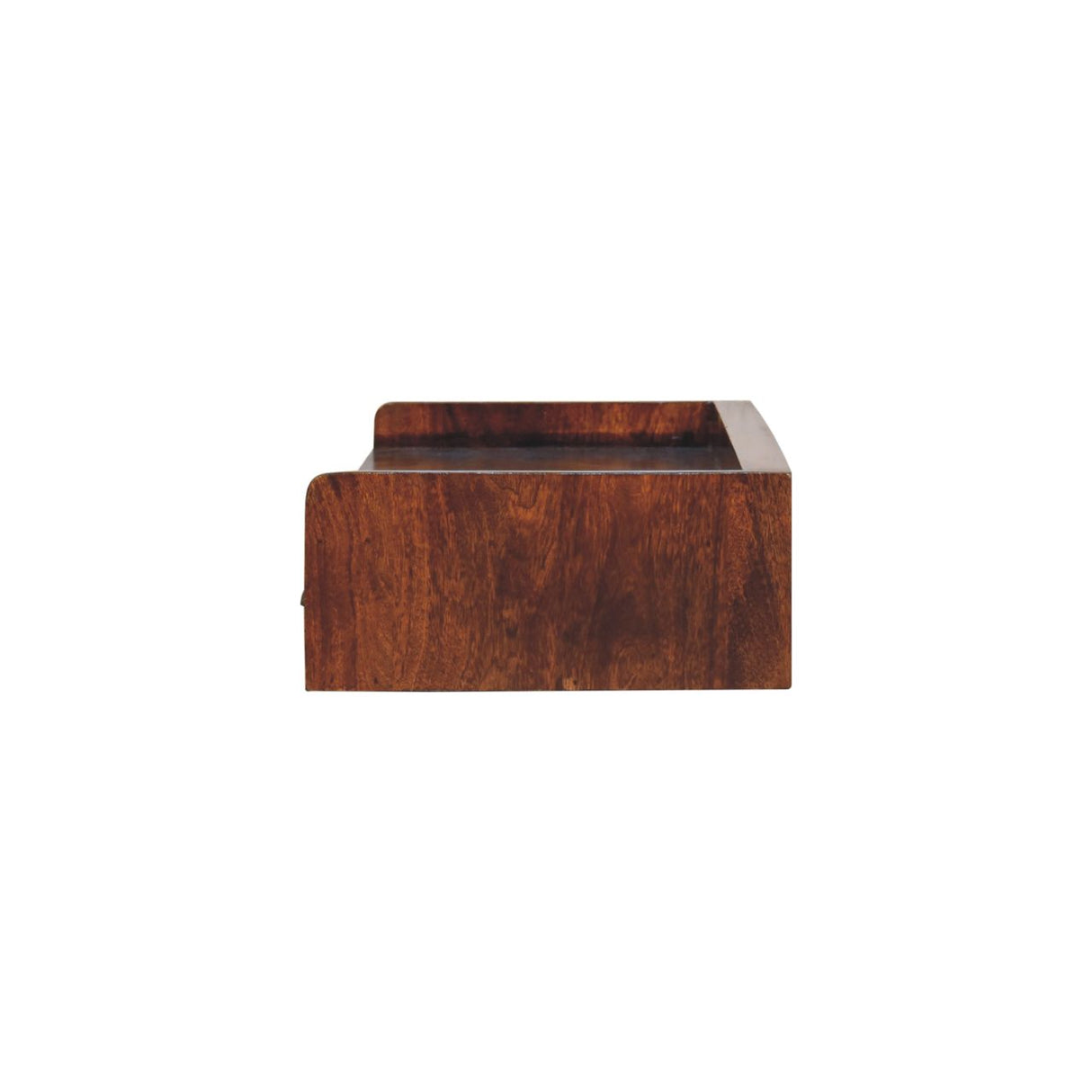 Solid Wood Belmont Wall-Mounted Console, 1 Drawer, 1 Shelf