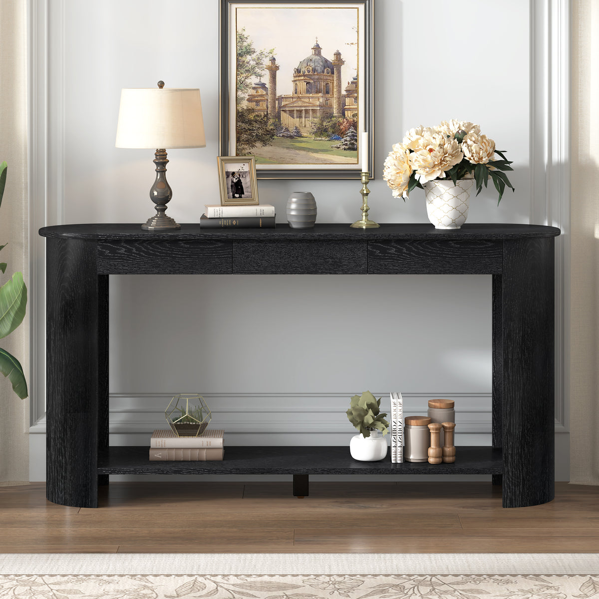 U_Style 59.8'' Modern Console Table