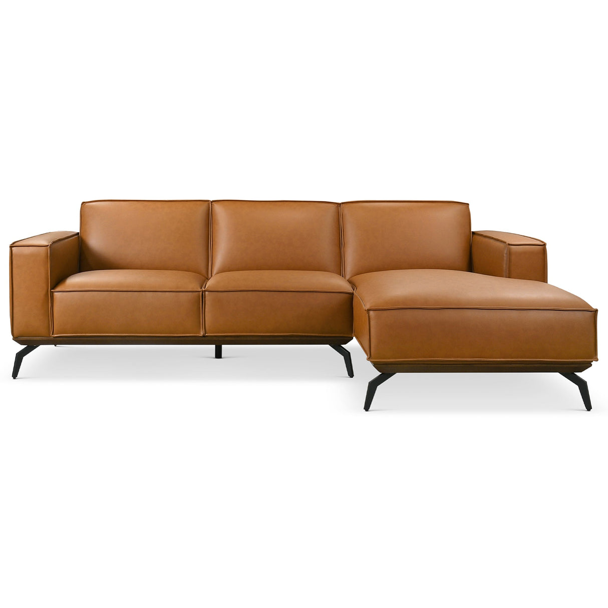 Brenham Easy Clean Modern Right Sectional Sofa & Chaise