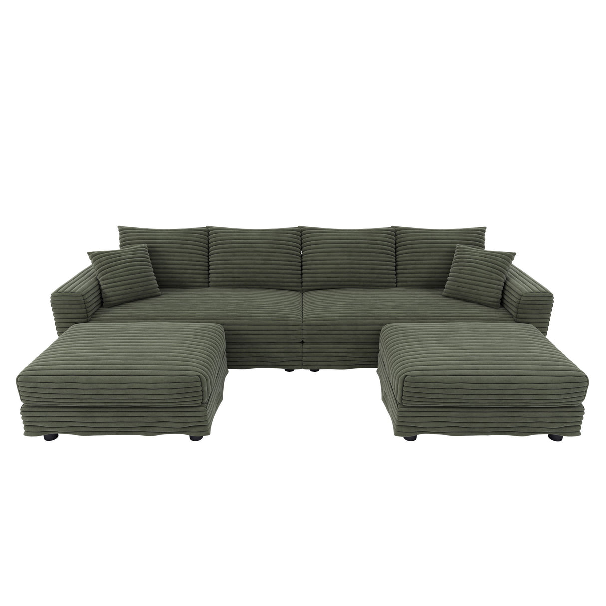 Modern Comfy Upholstered Sofa Cloud Couch & Deep Seat Couches