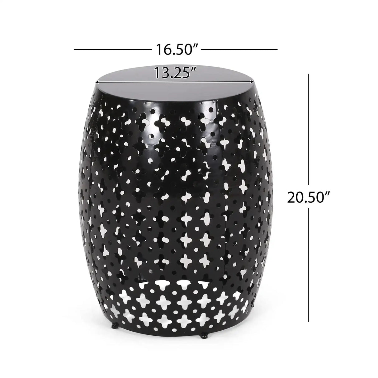 Modern Design, Metal End Table, Large - Best Buy Furniture