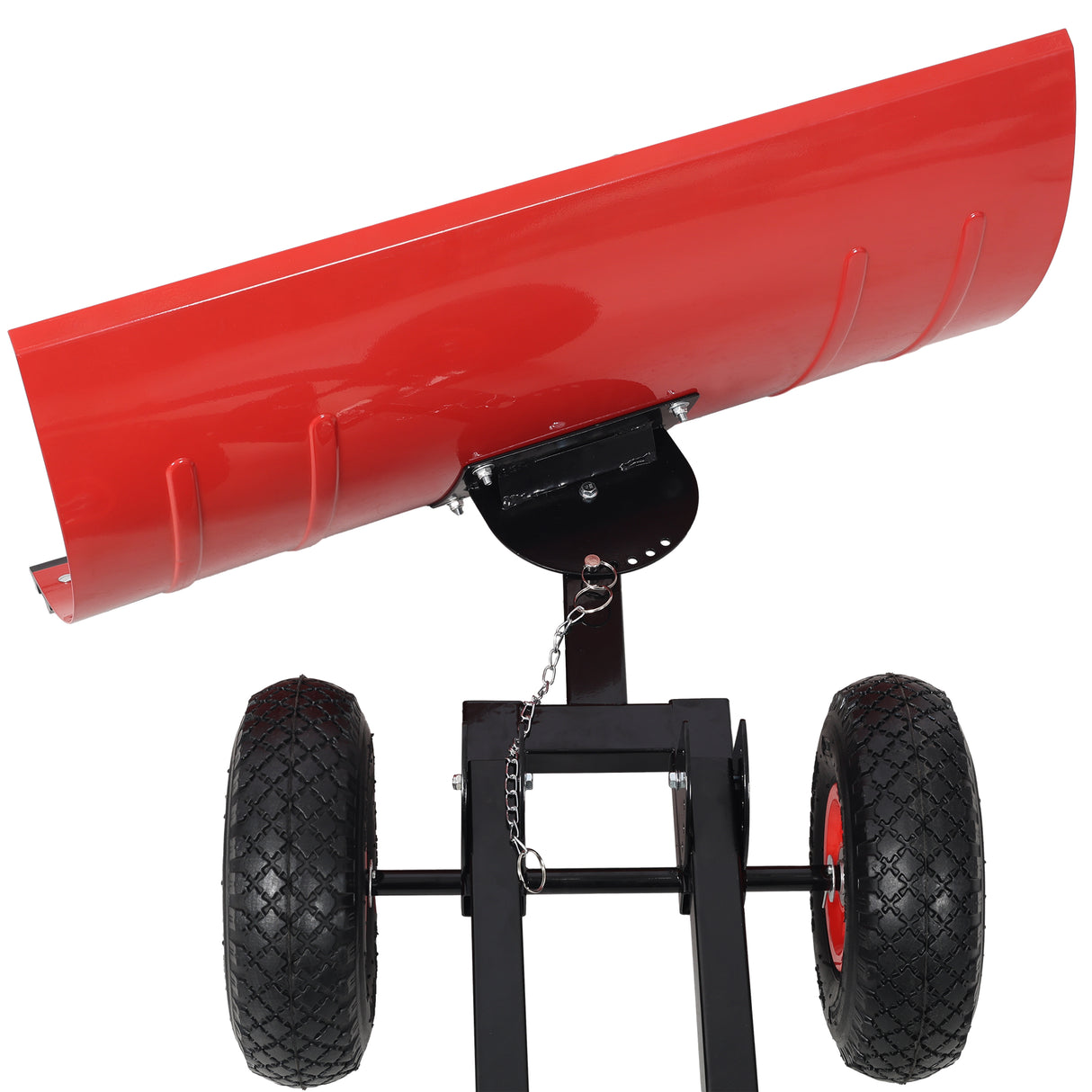 Dual Bar Snow Shovel with Wheels