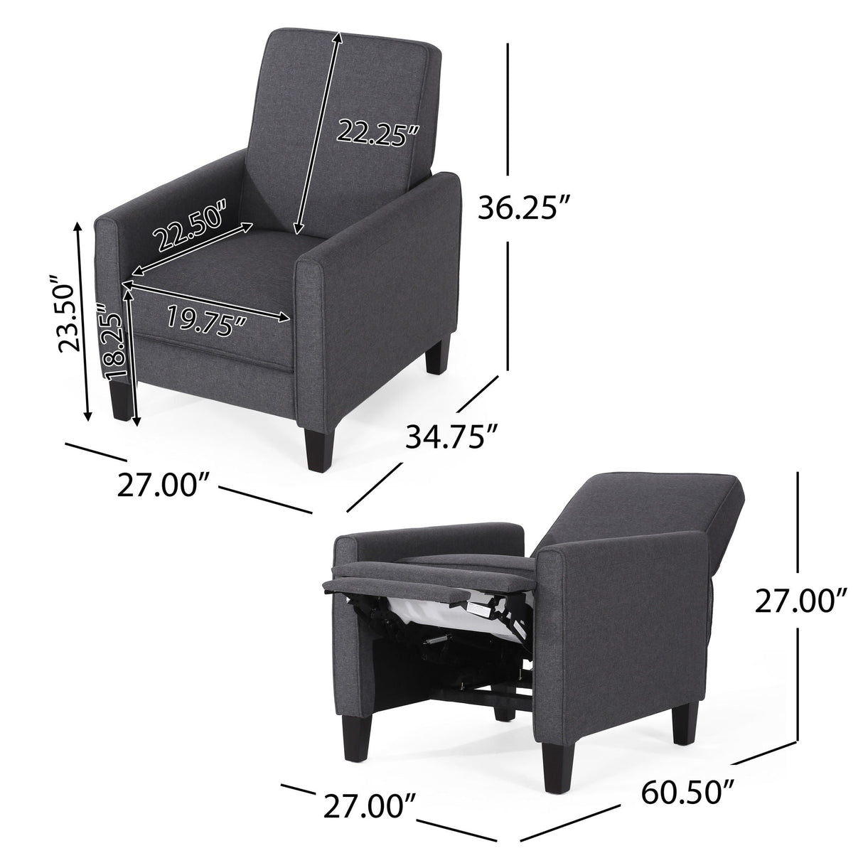 Elegant Push Back Chair For Home - Best Buy Furniture