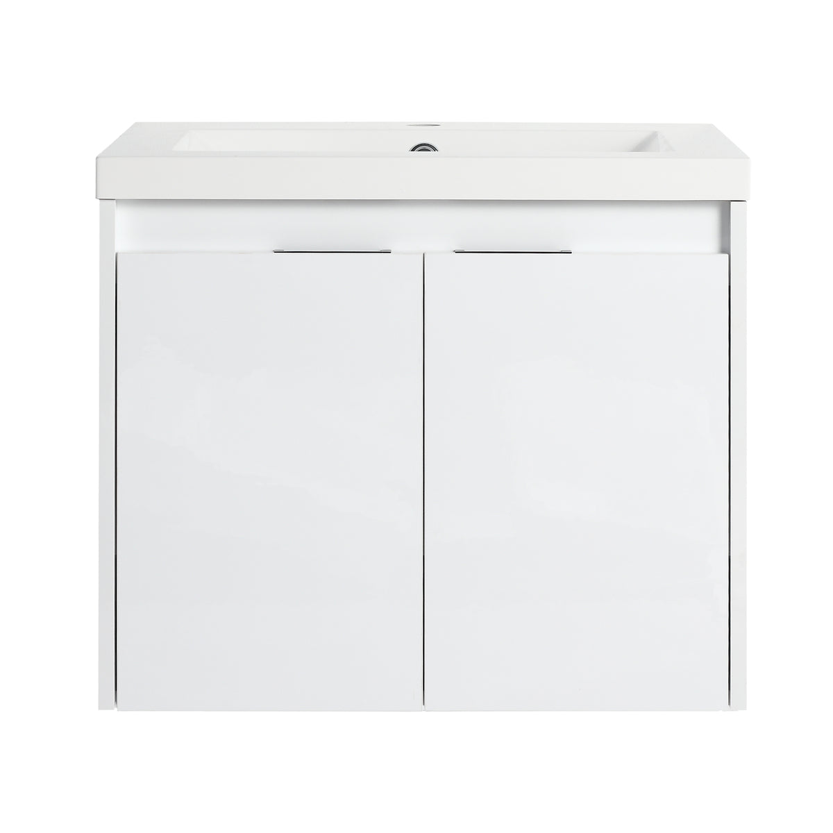 24" Bathroom Vanity With Resin Sink