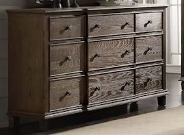 Baudouin - Weathered Dresser - Oak - Best Buy Furniture