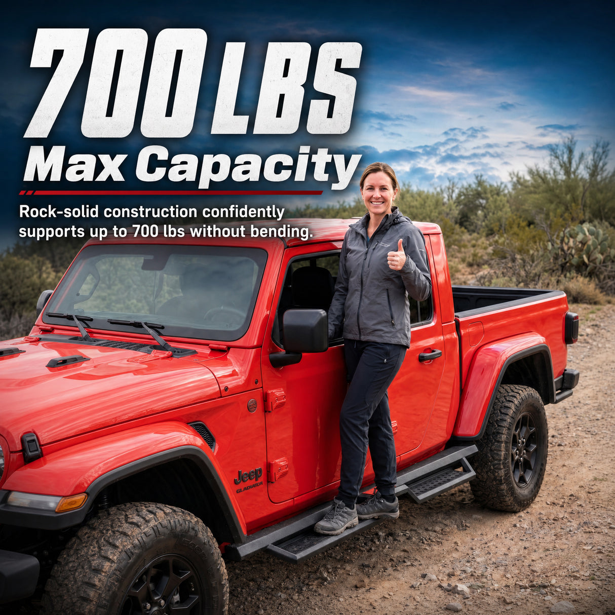 Hexagonal Style Running Boards for Jeep Gladiator JT