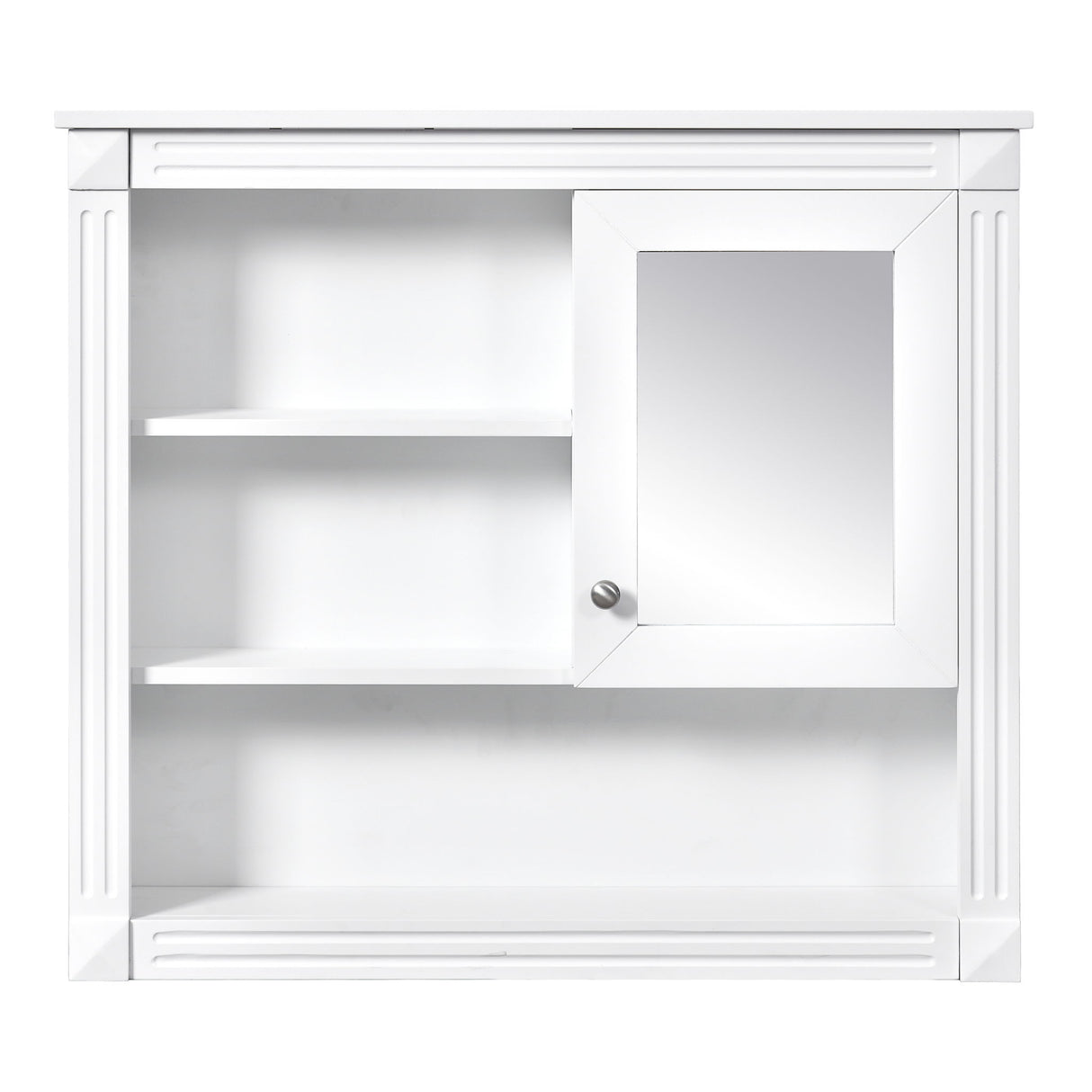 Wall-Mounted Bathroom Cabinet With Mirror And Adjustable Shelves
