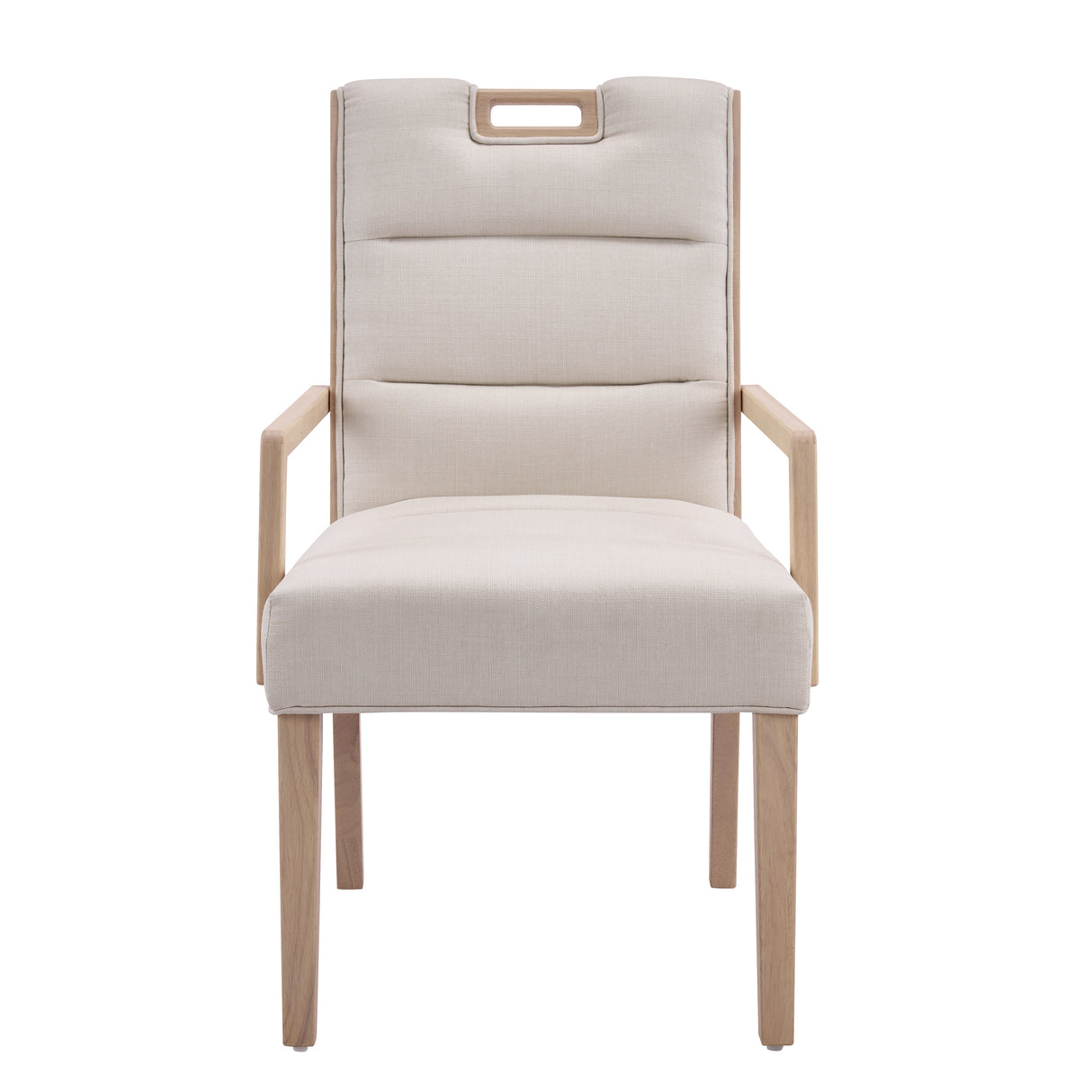Upholstered Dining Chairs with Armrests