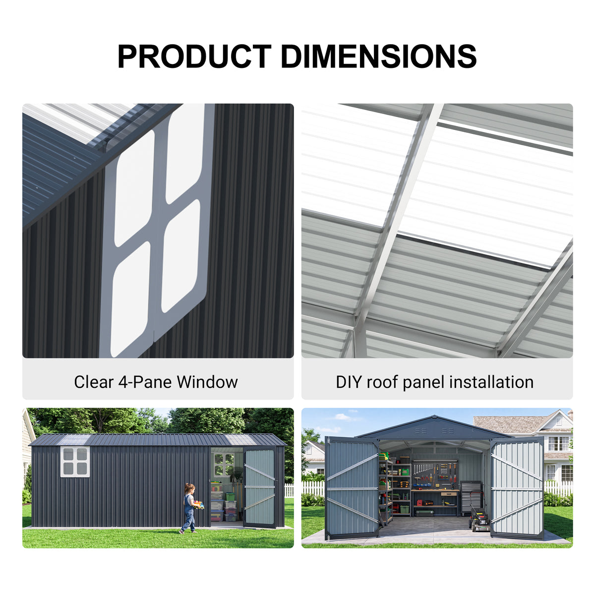Outdoor Storage Shed 20x10 FT
