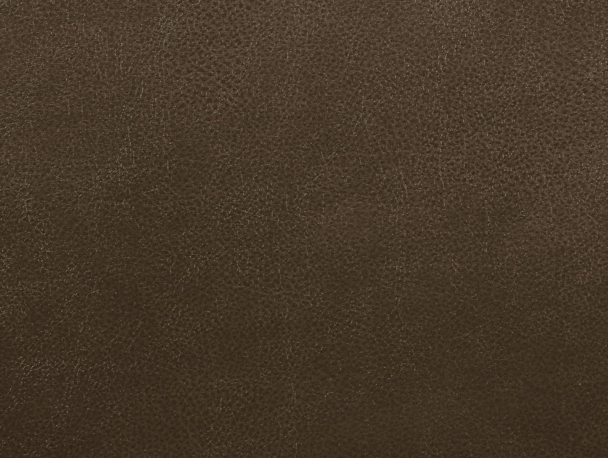 Aashi - Leather Gel Match Recliner Sofa - Brown