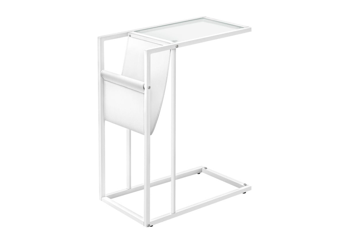 Accent Table, C - Shaped, Contemporary And Modern - White - Best Buy Furniture
