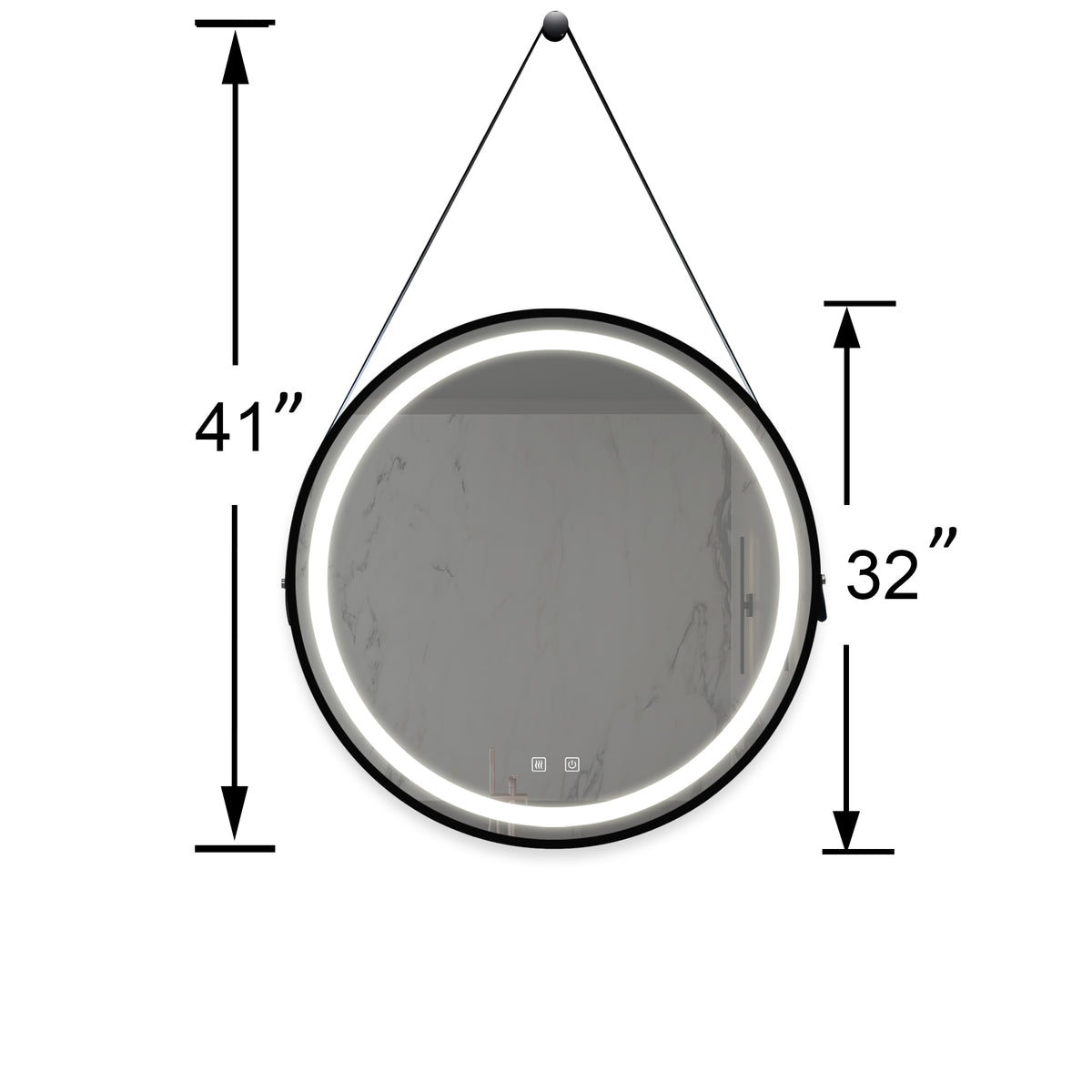 32-Inch Classy LED Bathroom Vanity Mirror