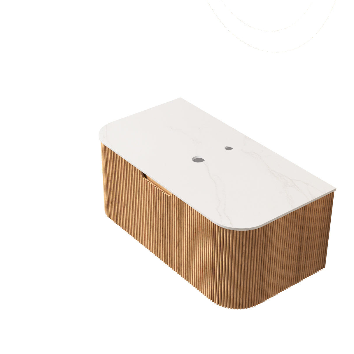 DINA 36'' Wall Mounted Cabinet with Carrara
