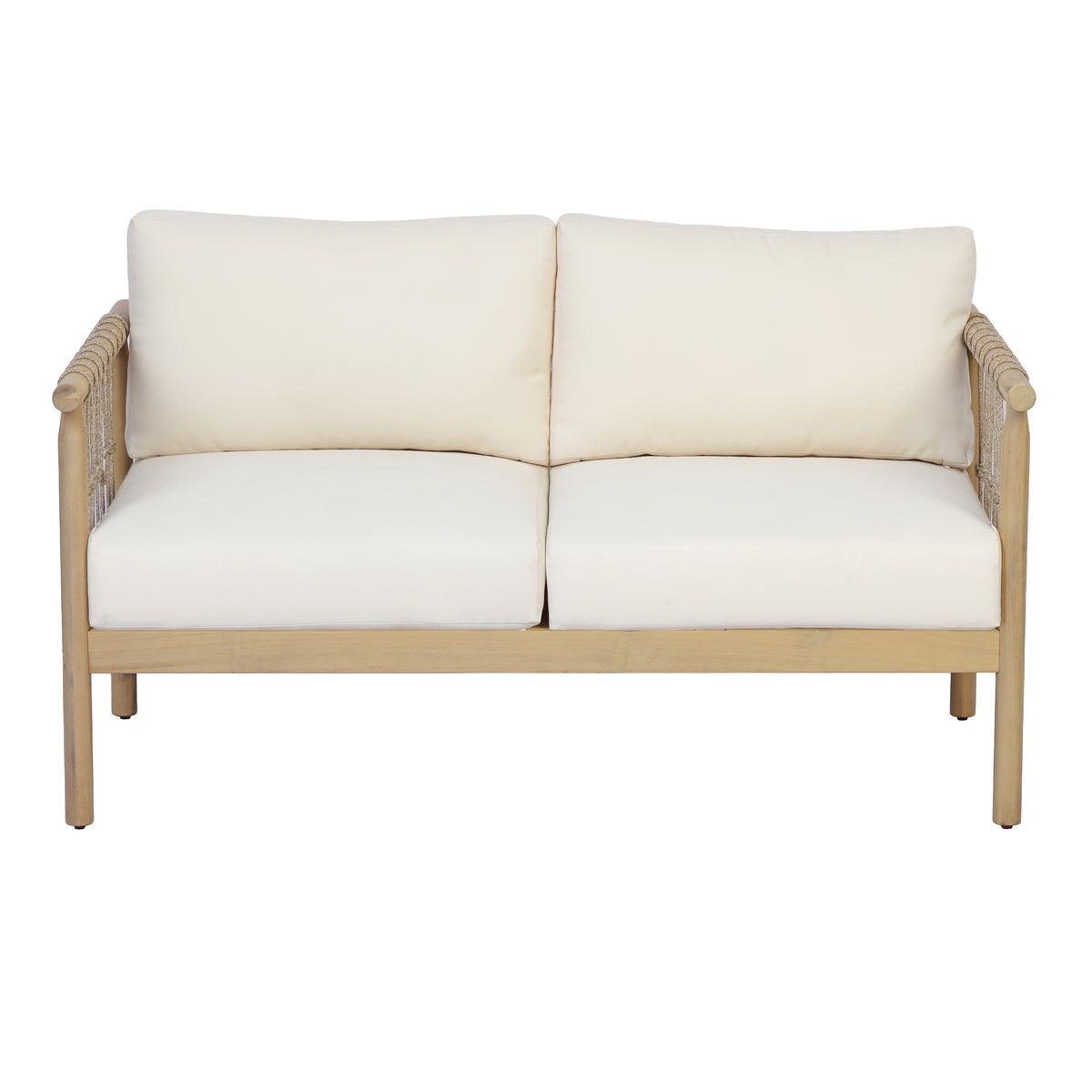 Outdoor Acacia Wood 3-Piece Furniture Set