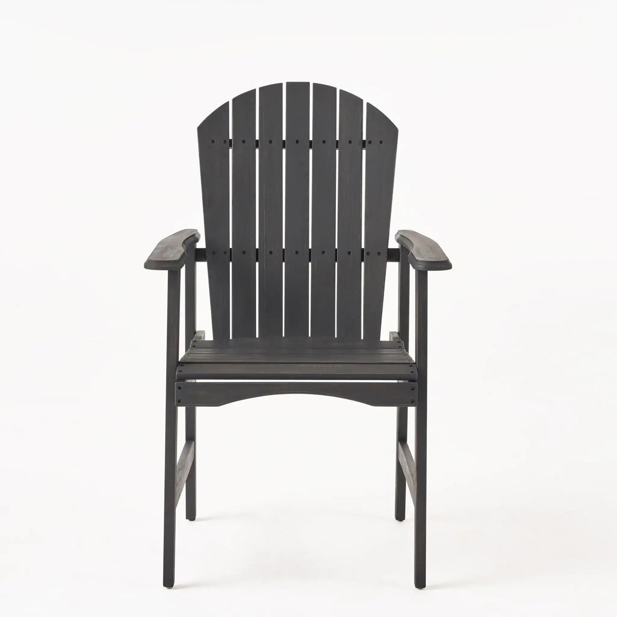 Outdoor Weather Resistant Acacia Wood Adirondack Dining Chairs (Set of 2) - Best Buy Furniture