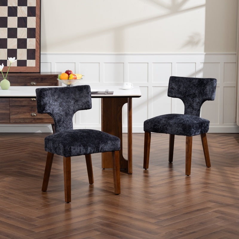 Mid Century Modern Dining Chairs Set of 2