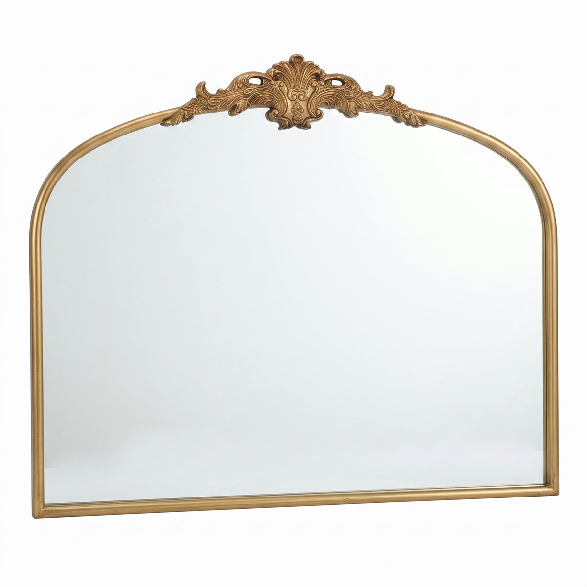 32"x24.4" Baroque Vintage Arched Wall Mirror