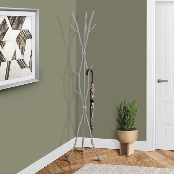 Coat Rack, Hall Tree, Free Standing, 11 Hooks, Entryway, Contemporary & Modern - Best Buy Furniture