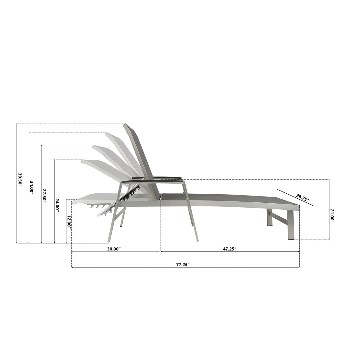 Oxton - Chaise Lounge
