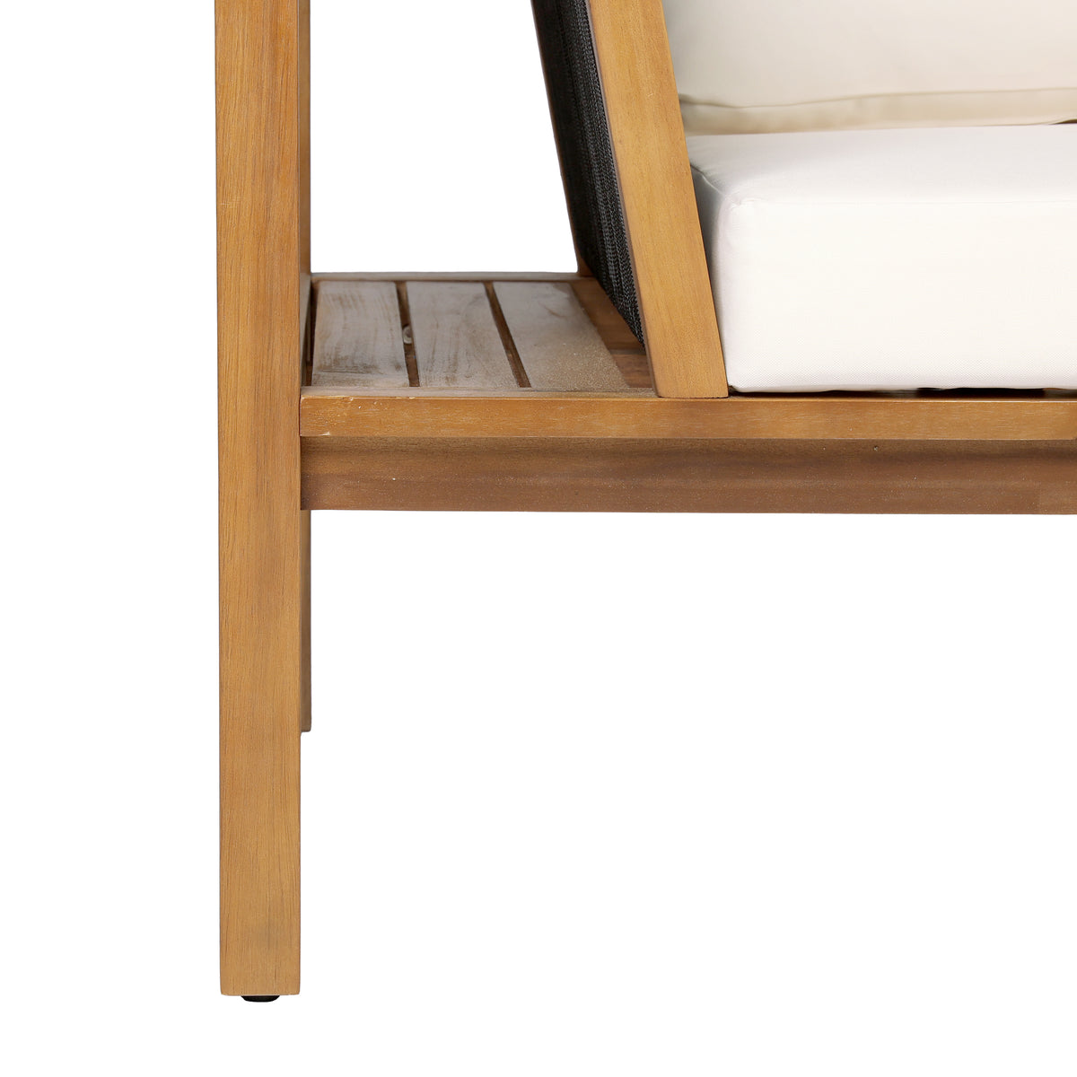 Teak Finish Acacia Wood Outdoor Daybed Sofa Set