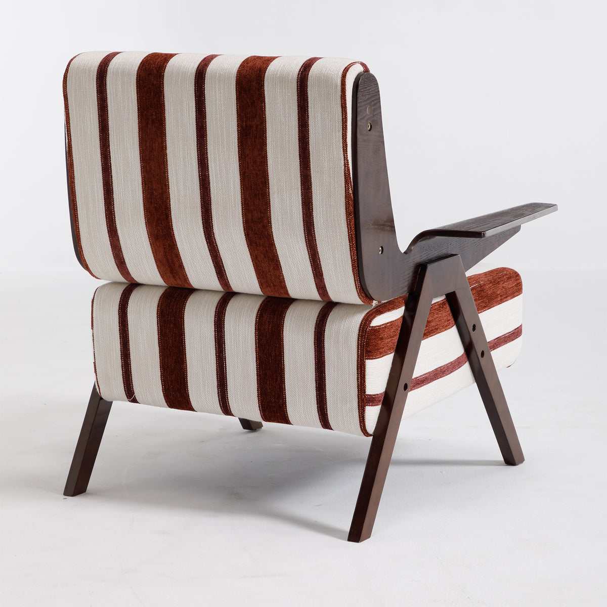 Modern Armchair with Widened Armrests