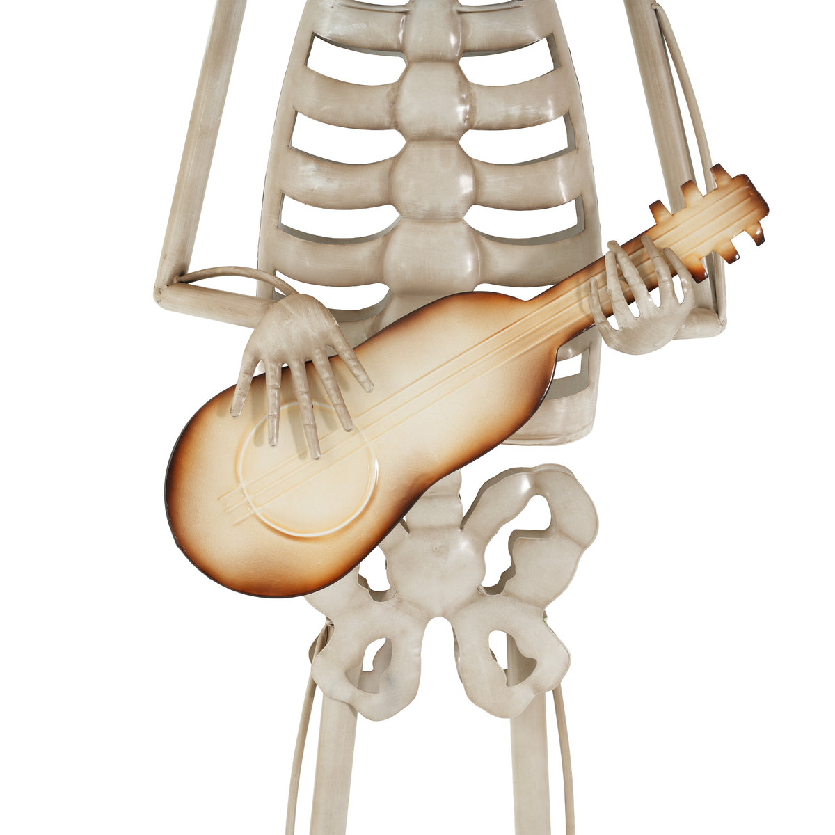 Halloween Skeleton Guitar Yard Decoration