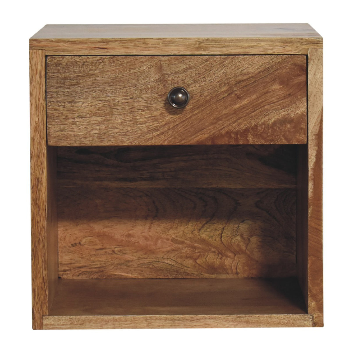 Solid Wood Floating Mini Classic Bedside Table