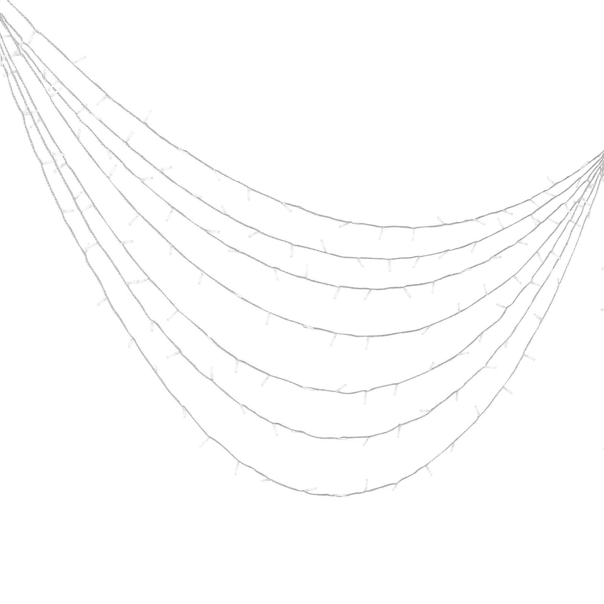 LED Christmas String Lights, 200 LED, 76 Ft Connectable Warm