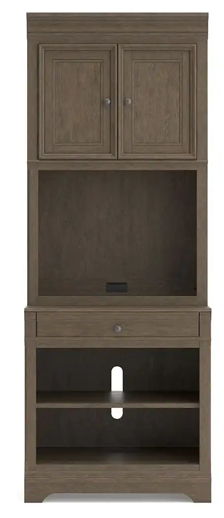 Janismore - Bookcase - Weathered Gray - Best Buy Furniture
