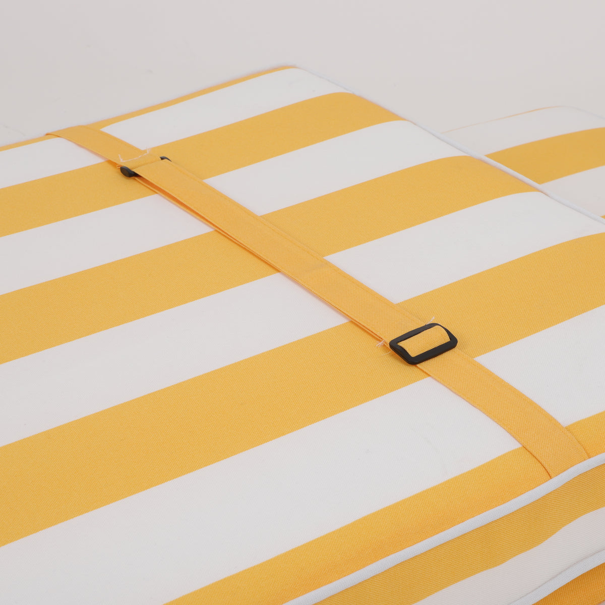 2PCS Set Outdoor Lounge Chair Cushion Replacement - Yellow/White