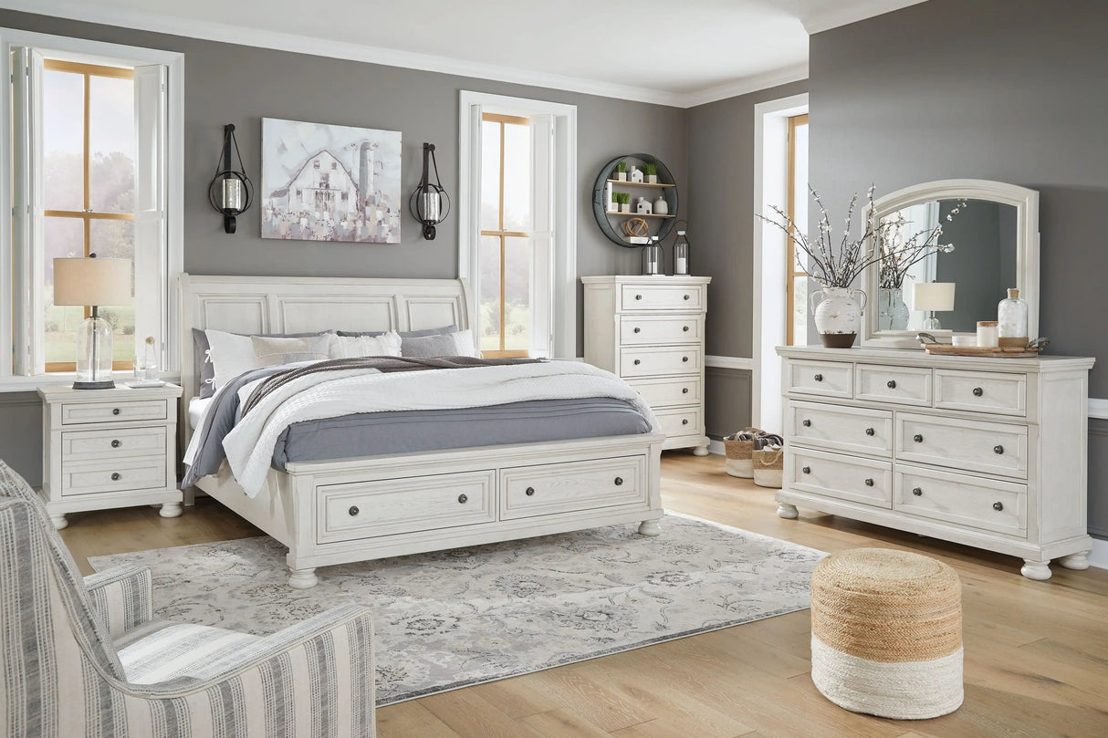 Robbinsdale - Sleigh Bed - Best Buy Furniture