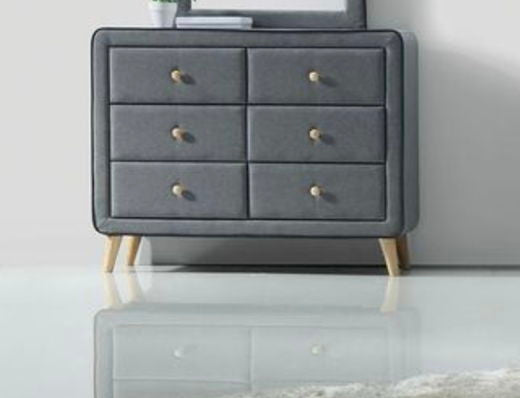 Valda - Dresser - Light Gray - Best Buy Furniture