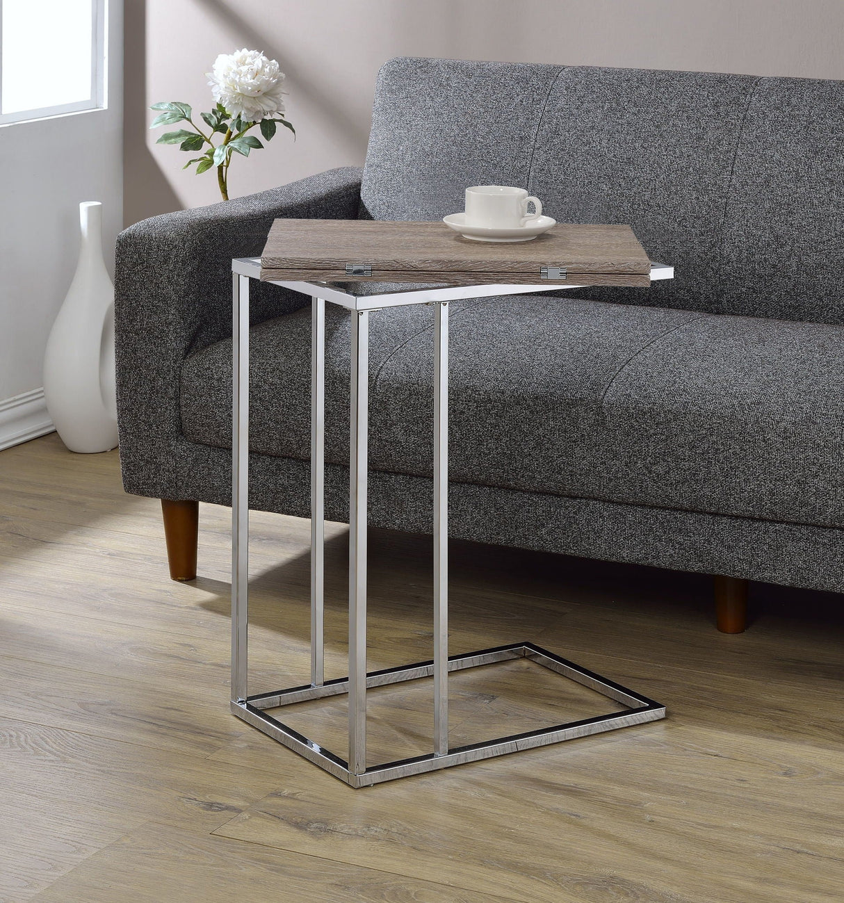 Danson - Weathered Accent Table - Oak - Best Buy Furniture