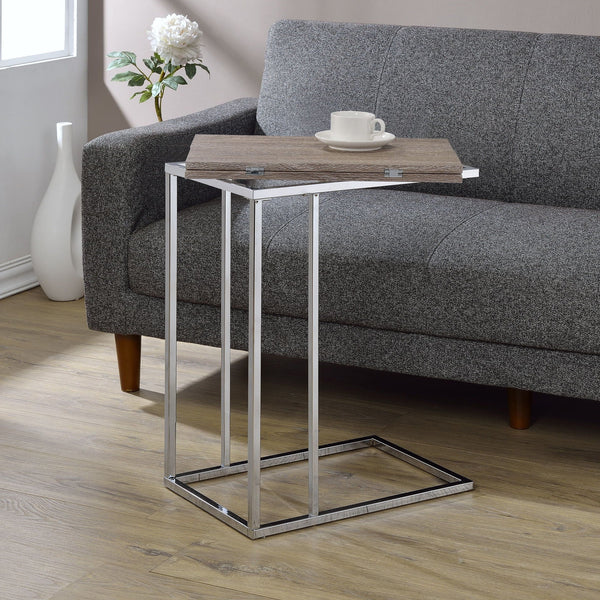 Danson - Weathered Accent Table - Oak - Best Buy Furniture