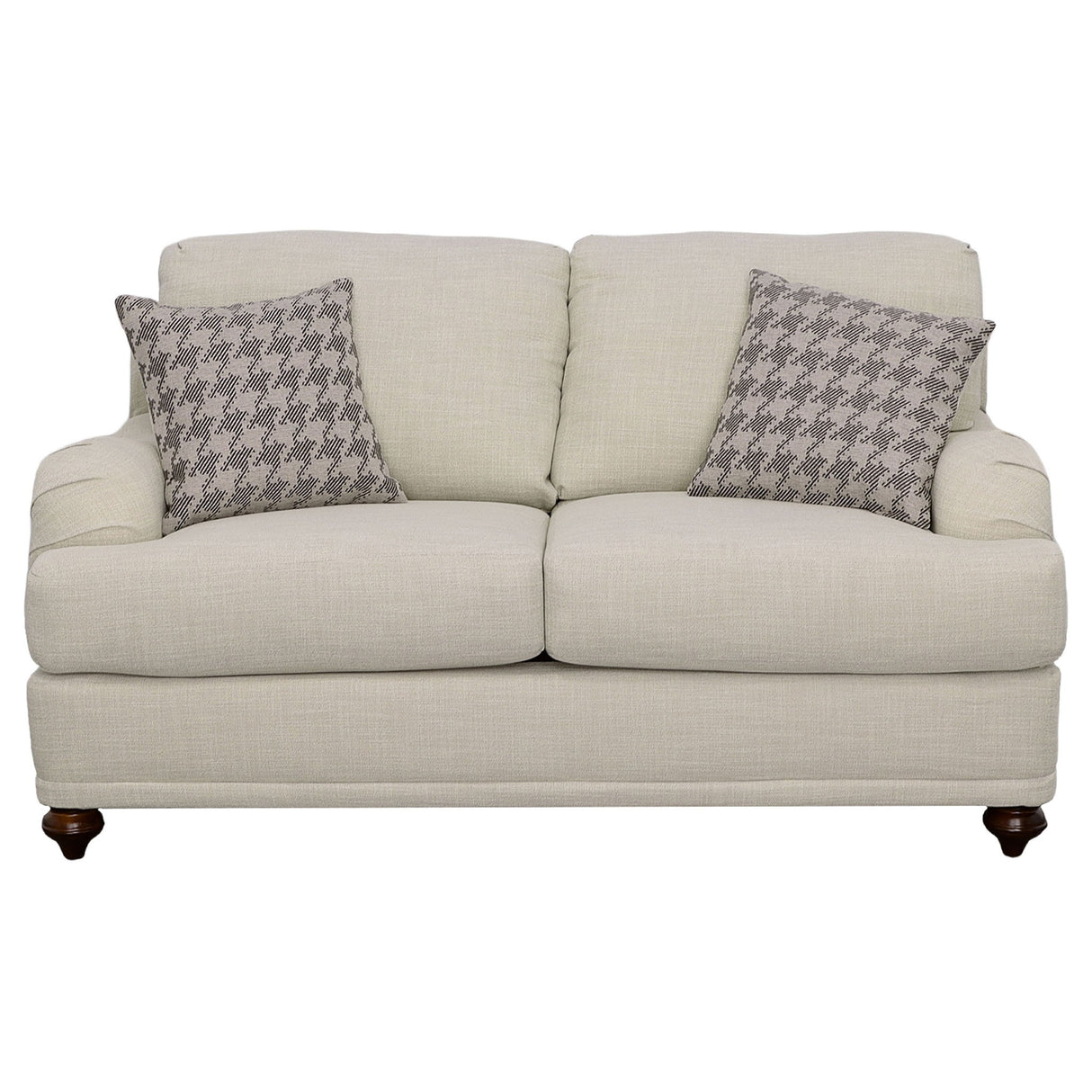 Anderson - 2 Piece Cushion Back Living Room Set - Gray