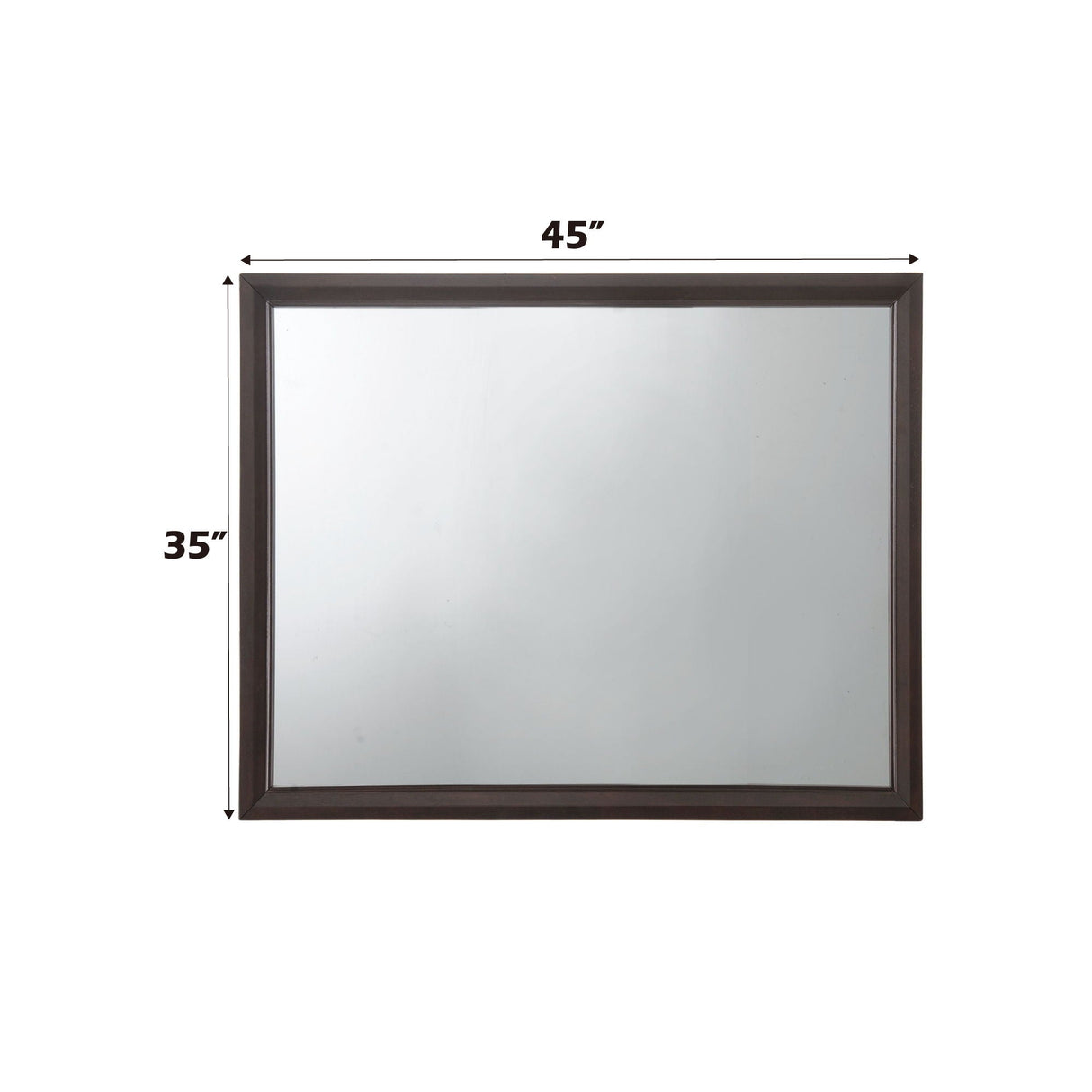 Madison - Mirror - Espresso - Best Buy Furniture