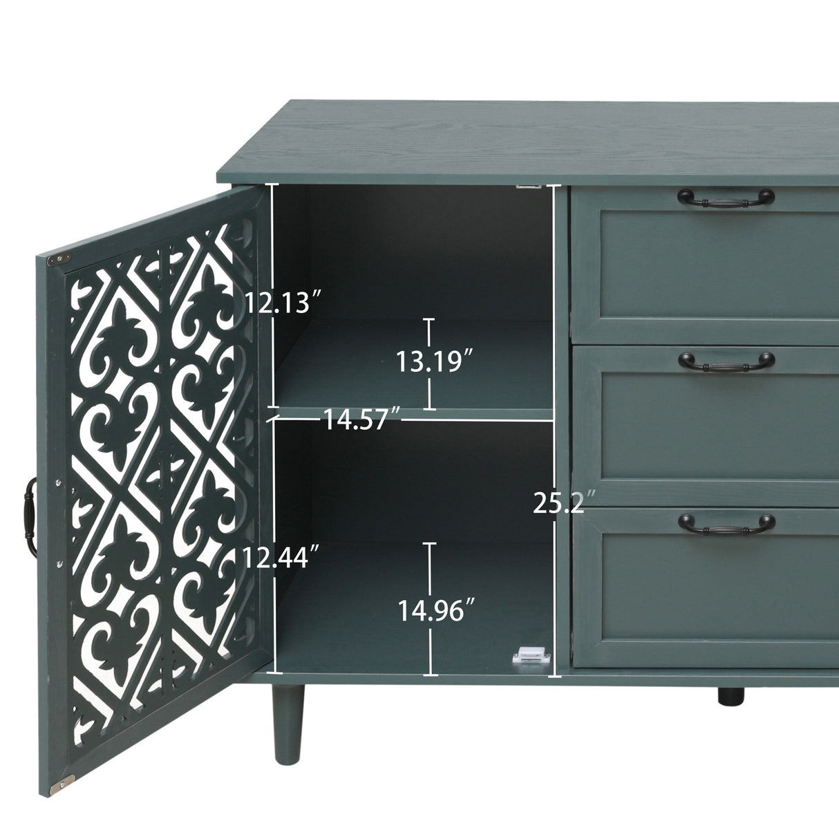 2 Door 3 Drawer Cabinet