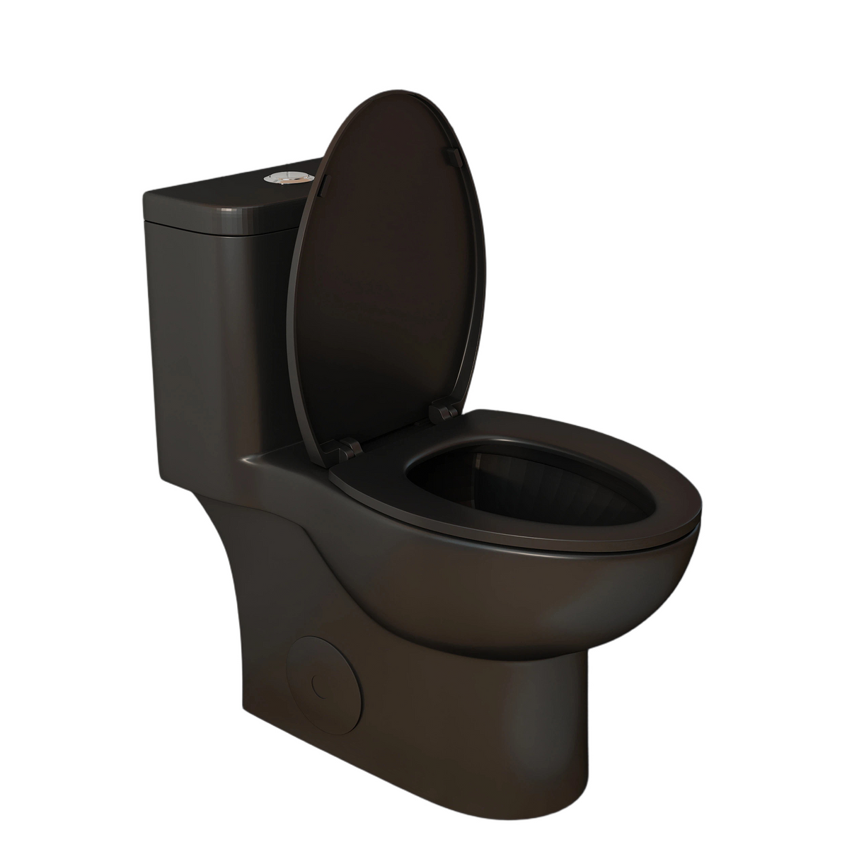 Tornado Flush One-Piece Toilet with Comfort Chair Seat