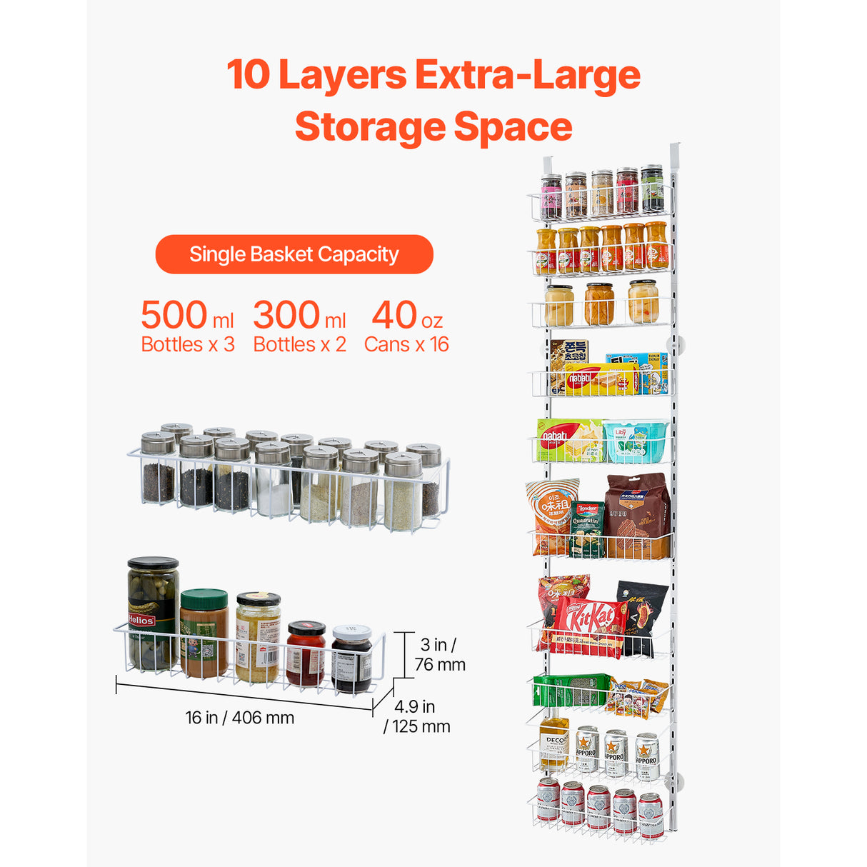 Over The Door Pantry Organizer
