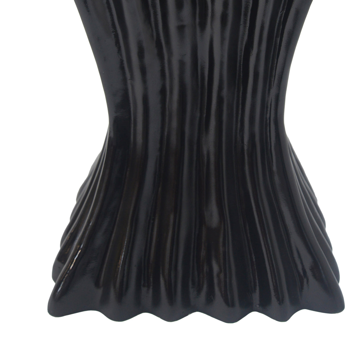 Outdoor Side Table, Wave Design End Table