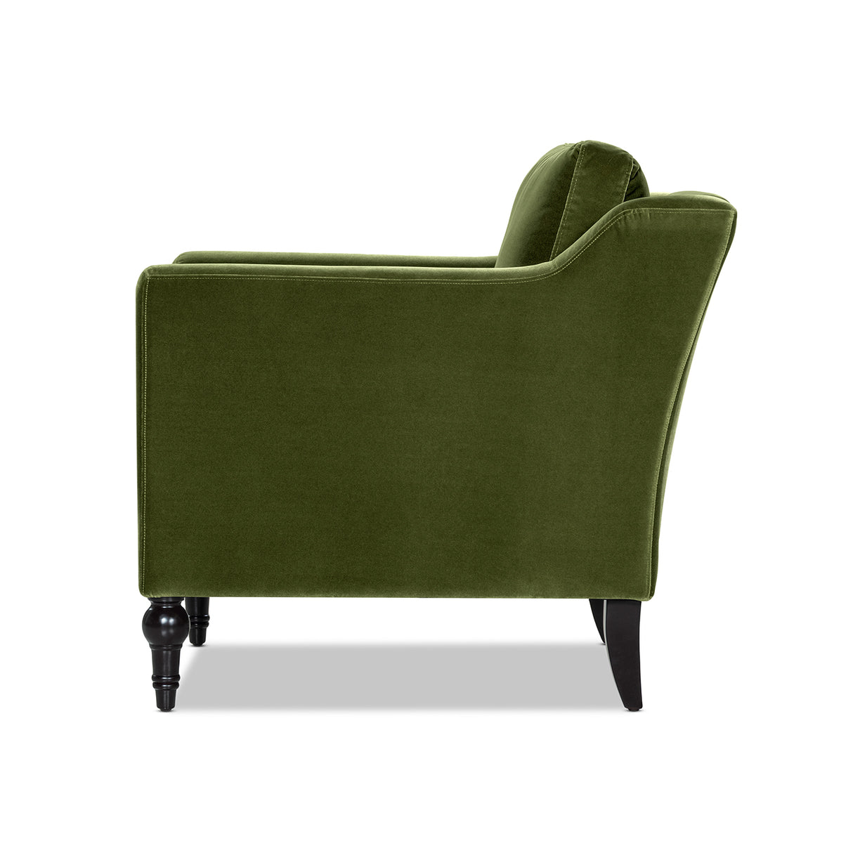 Josephine 33" Upholstered Accent Chair, Olive