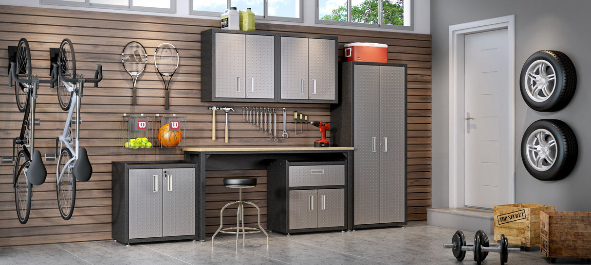 Floating Garage Cabinet