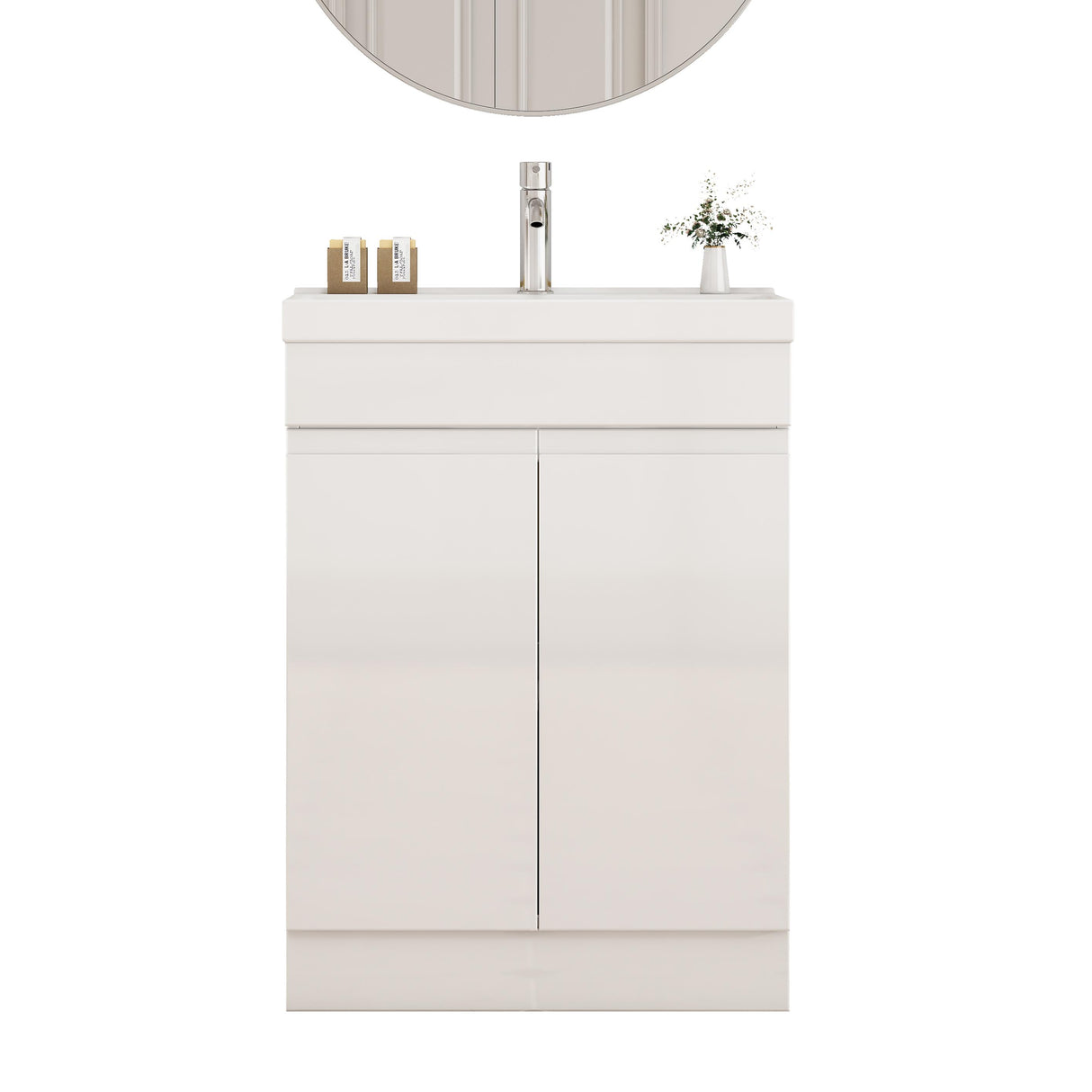 24-Inch Bathroom Vanity With Sink Combo