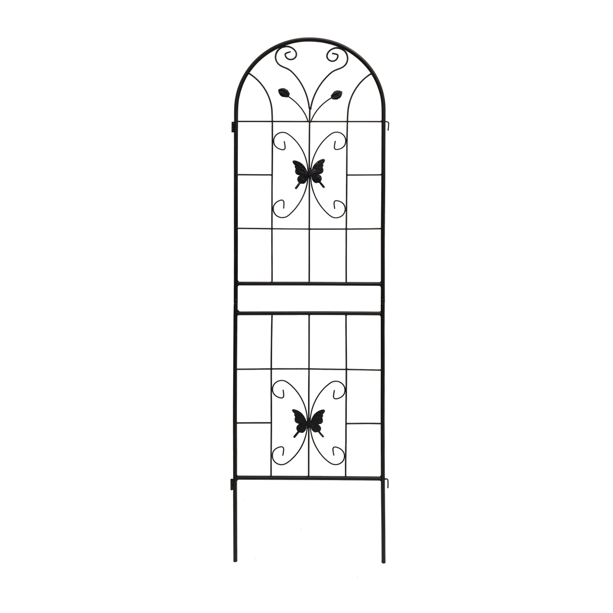 2 Pack Metal Garden Trellis 71" x 19.7" Rustproof Outdoor Support