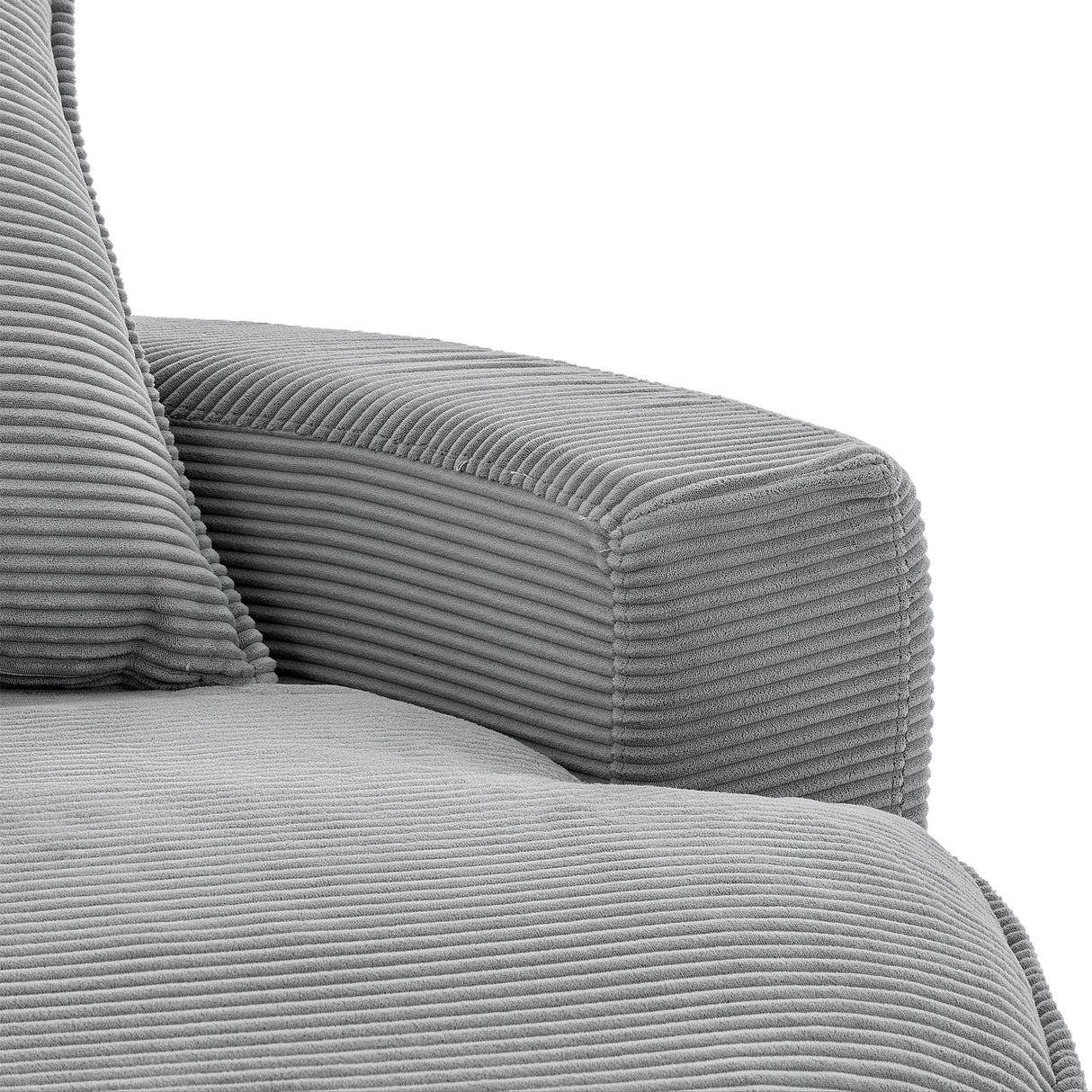 360° Swivel Accent Barrel Chair With Dual Layer Cushion And 3 Removable Pillows