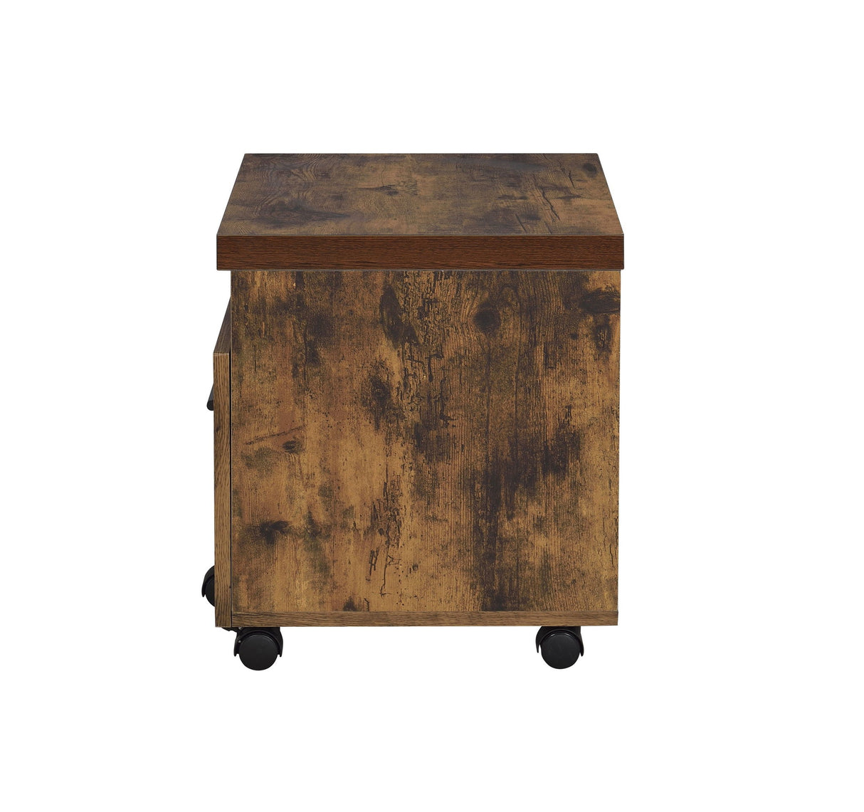Bob - File Cabinet - Weathered Oak / Black - Best Buy Furniture