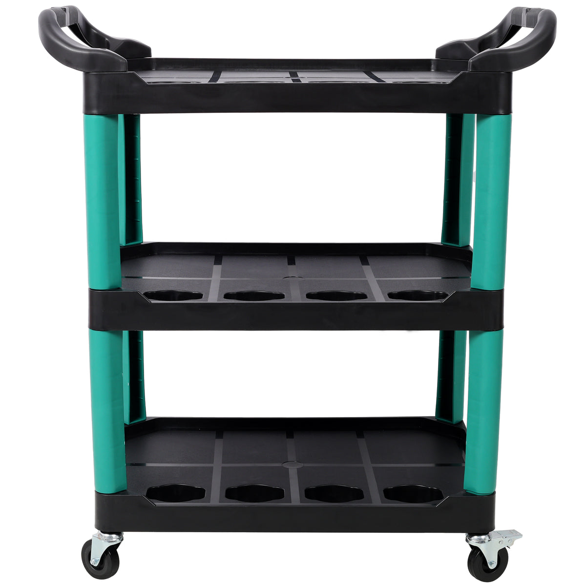 3 Tier Rolling Auto Detail Cart With Wheels