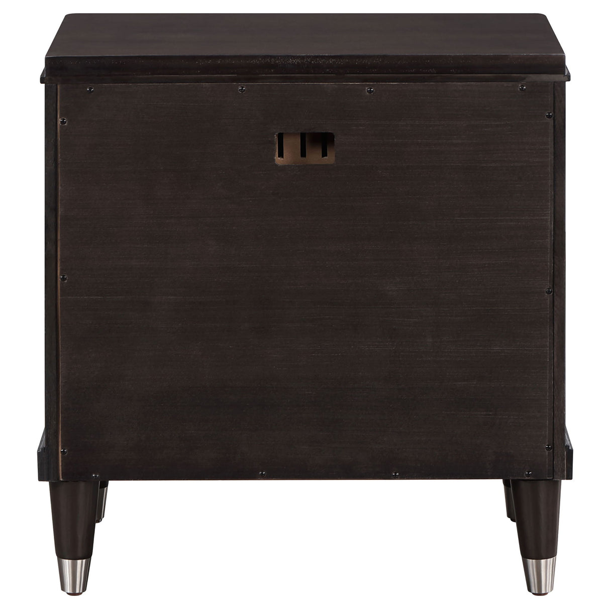 Niguel - 2 Drawer Nightstand With Felt Lined Top Drawer - Brown