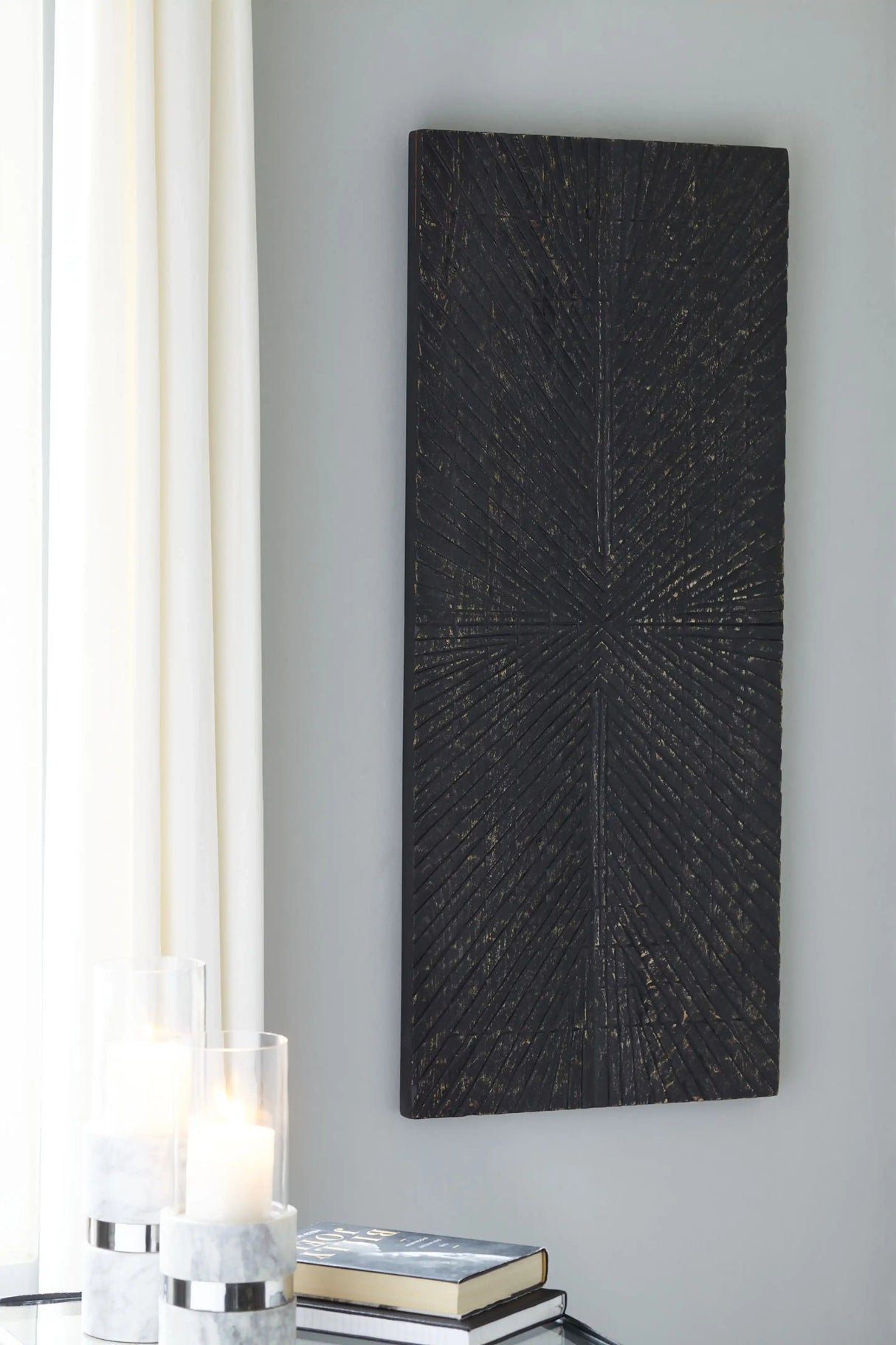 Lenora - Wall Decor - Antique Black - Best Buy Furniture
